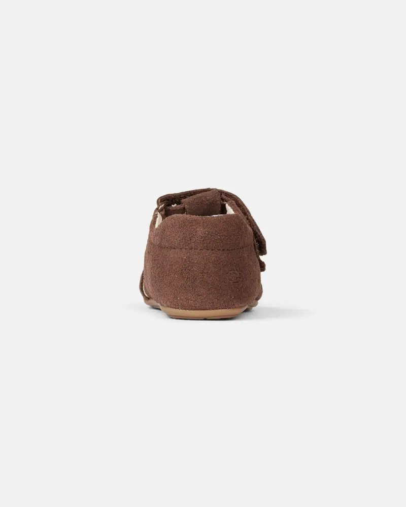 Детские босоногие домашние тапочки Bundgaard Tobias Mocha, фото 3