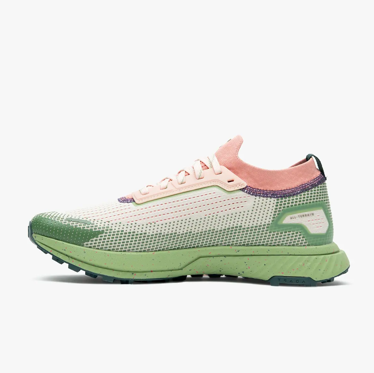 Босоногие кроссовки Flux Adapt Trail Runner — песочный и зелёный, фото 3