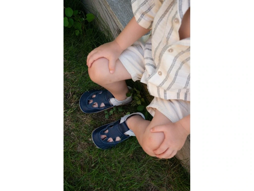 Сандалии Baby Bare Summer Perforation — синий, серый (детские)