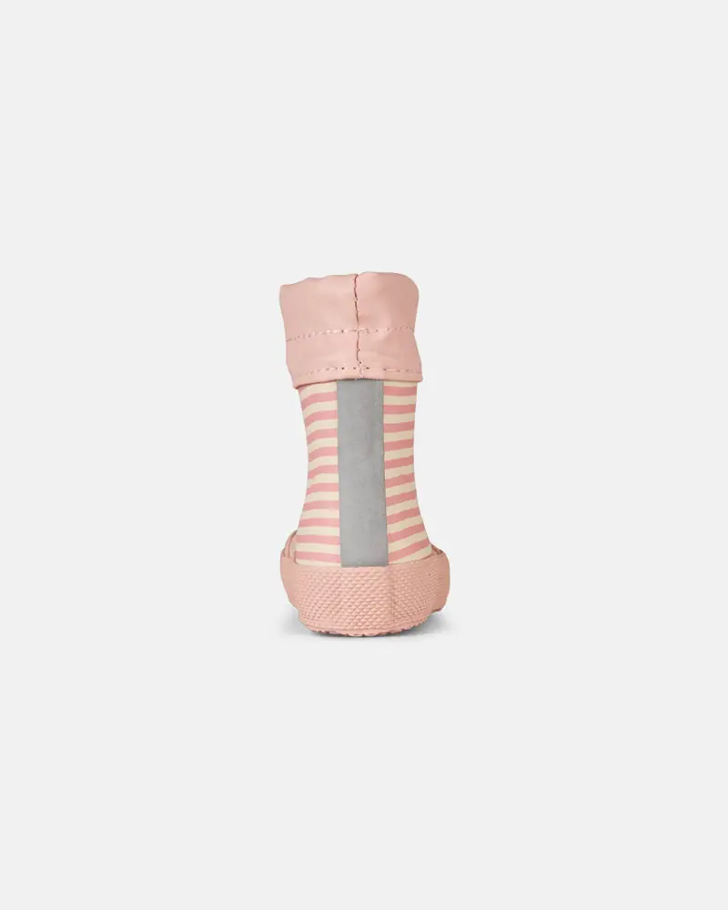 Детские босоногие резиновые сапоги Bundgaard Cover Vintage Rose Stripe, фото 3