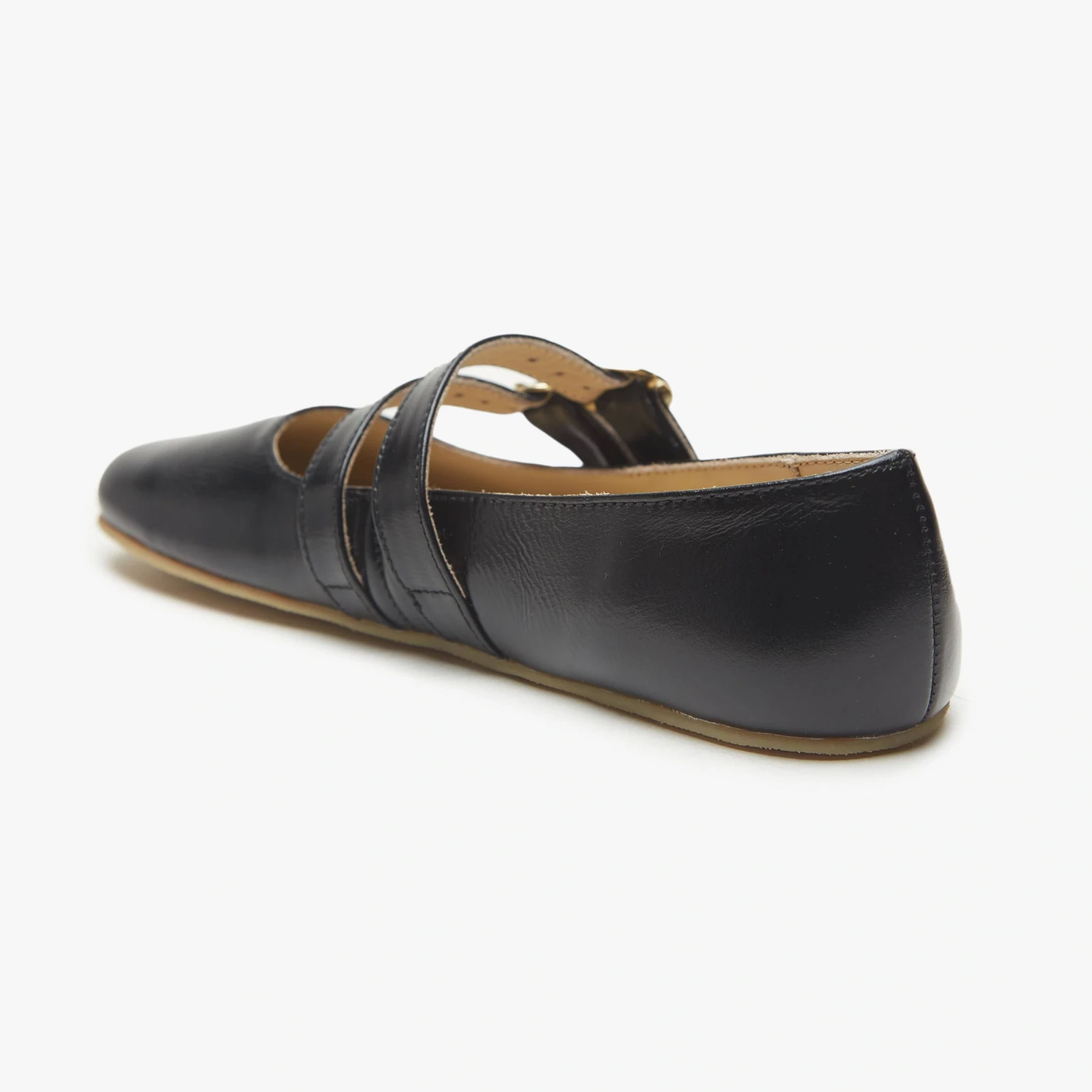 Босоногие туфли Origo Double Strap Mary Jane — лаковый чёрный, фото 7
