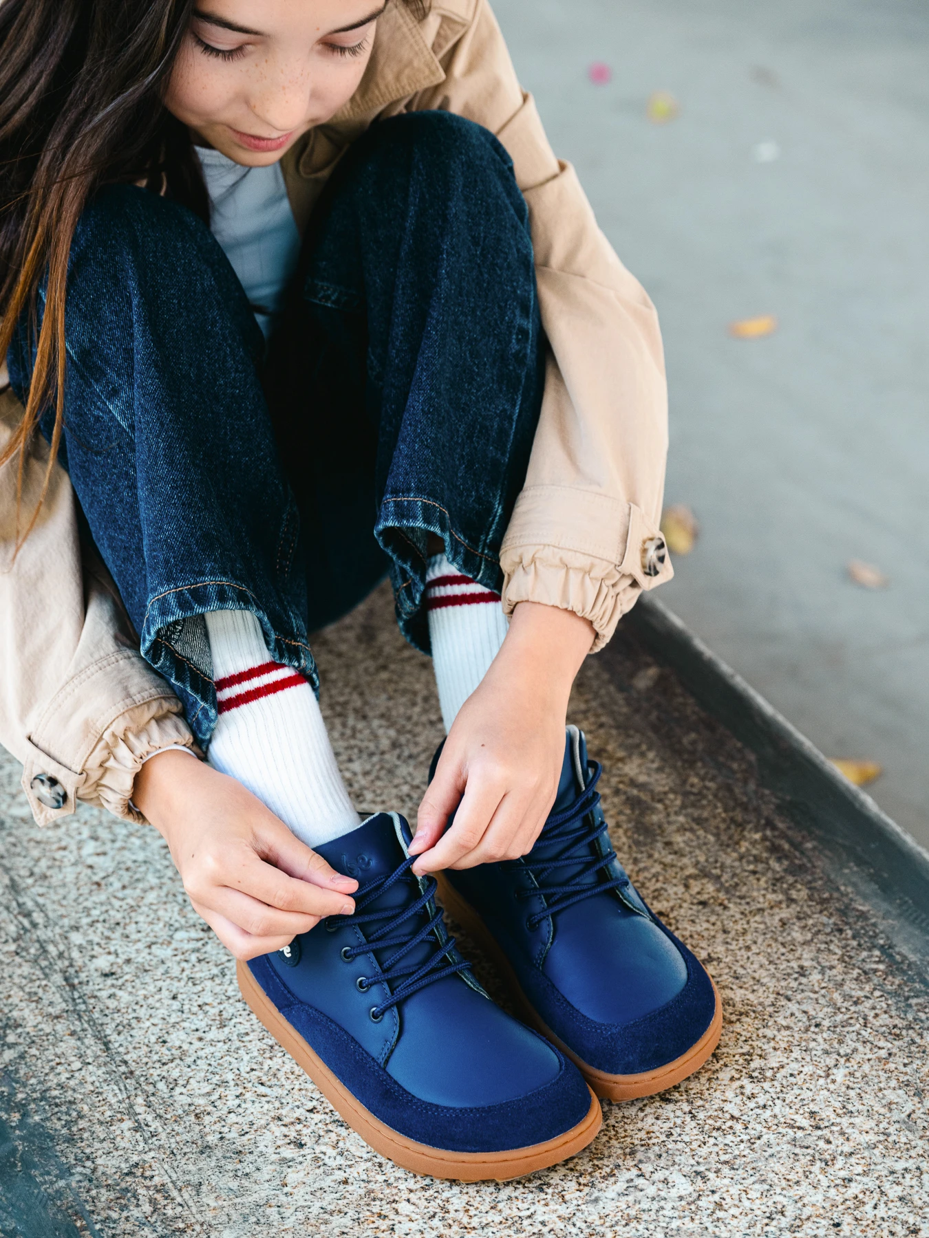 Детская босоногая обувь Be Lenka Elio Junior - тёмно-синий, фото 2
