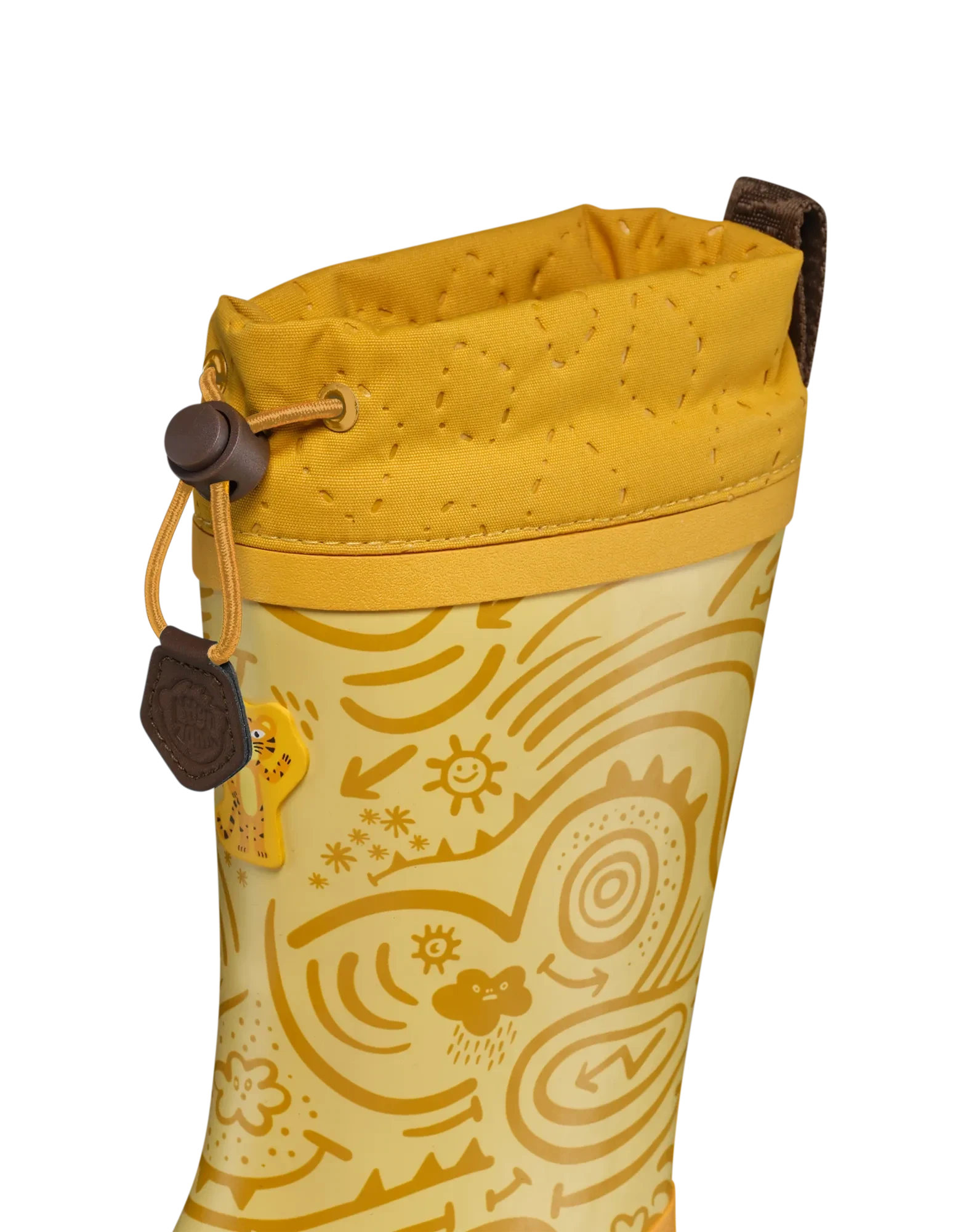 Резиновые сапоги Affenzahn Puddly Тигр — жёлтый, фото 13