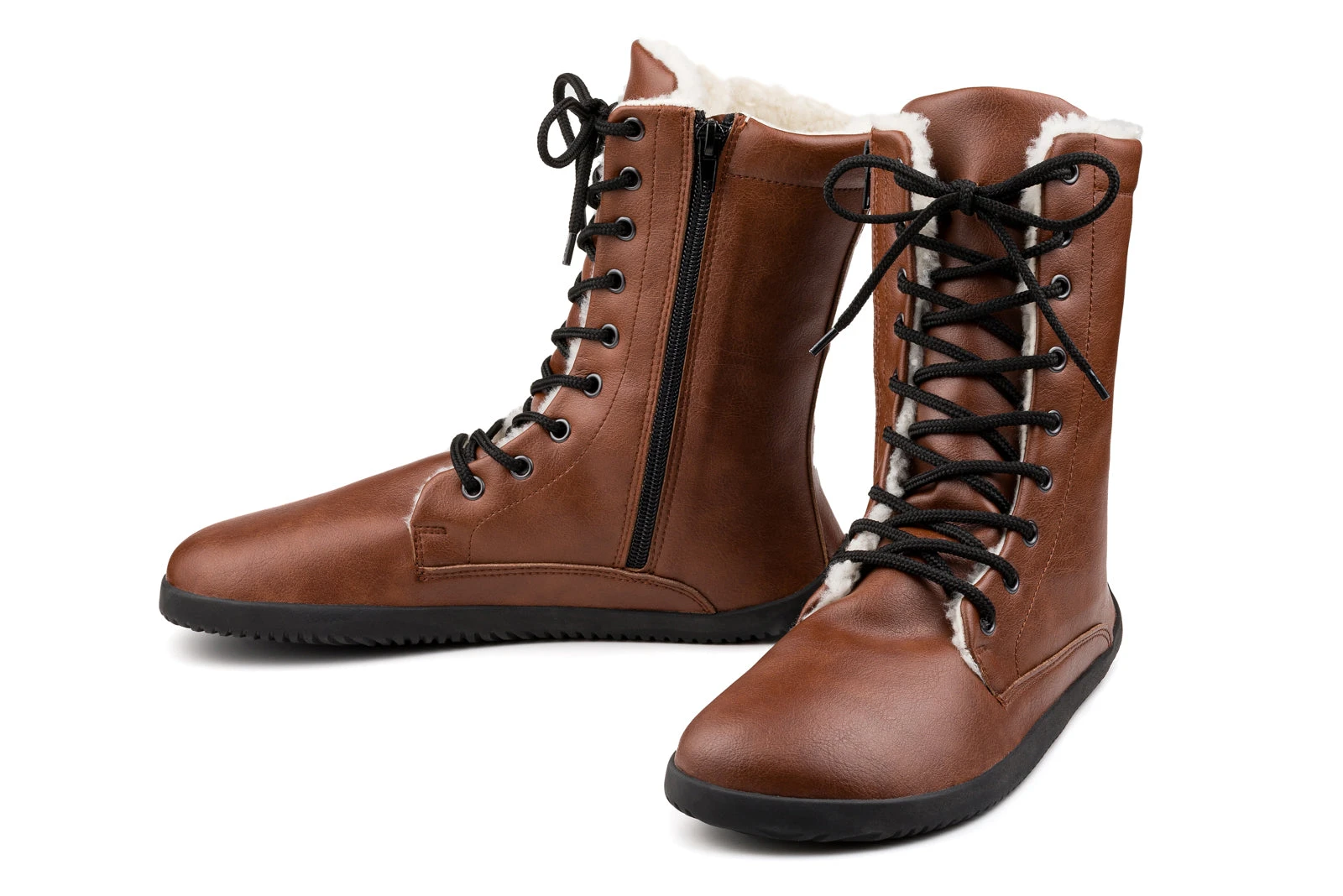 Сапоги Ahinsa Jaya Winter Zip Barefoot — коричневый, фото 3
