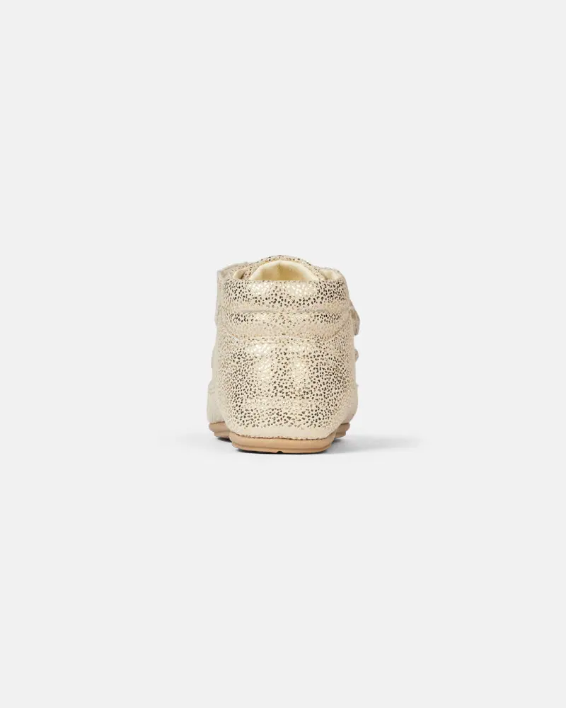 Детская босоногая повседневная обувь Bundgaard Prewalker Ivory Gold, фото 3