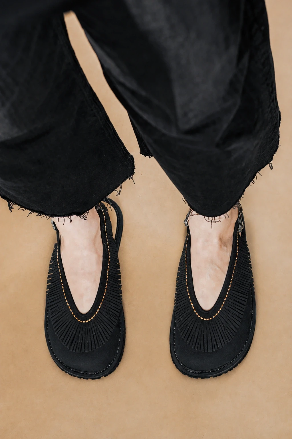 Босоногие балетки Sambas the bambas Lua — чёрные, фото 4