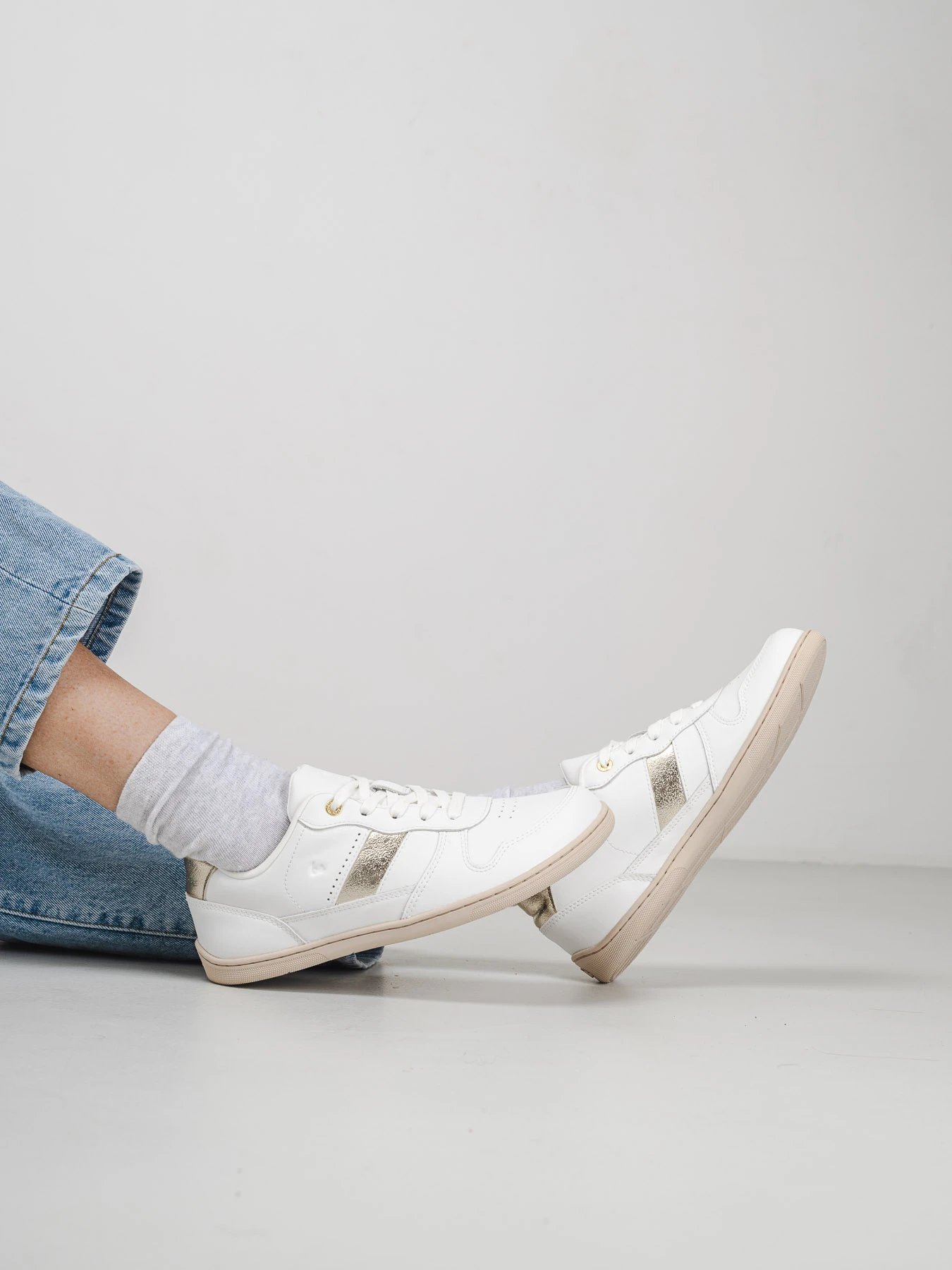 Босоногие кроссовки Be Lenka Cellestia - белый и золотой, фото 2